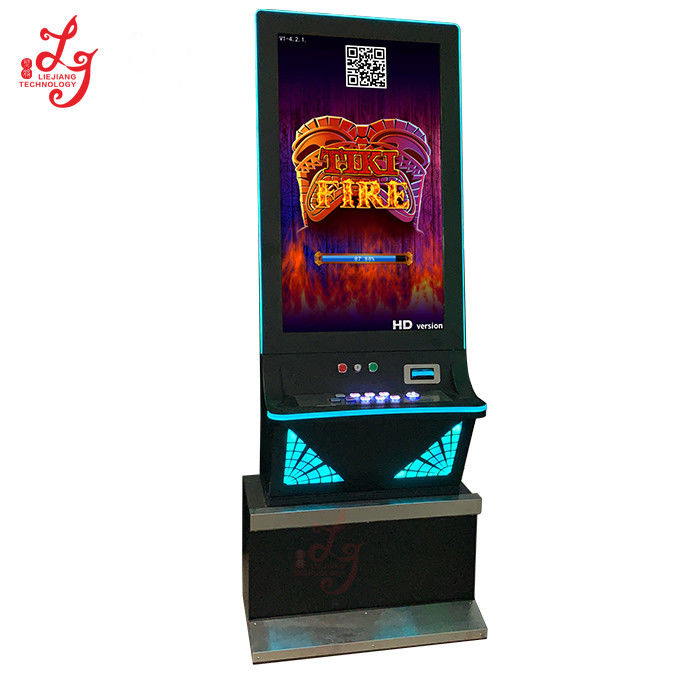Iightning Iink Tiki Fire Vertical Screen Slot Game 43'' Touch Screen Games Machines For Sale