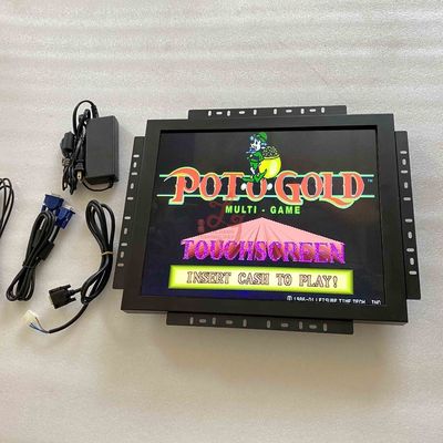 Durata del monitor infrarosso a 19 pollici di gioco della scanalatura del casinò di 3M RS232 del touch screen di WMS 550 di lusso